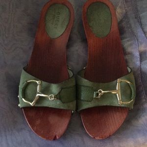 Gucci clog sandals